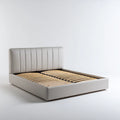 Upholstered Bed Frame - Leather 200x160x100 cm - Elegant Modern Design